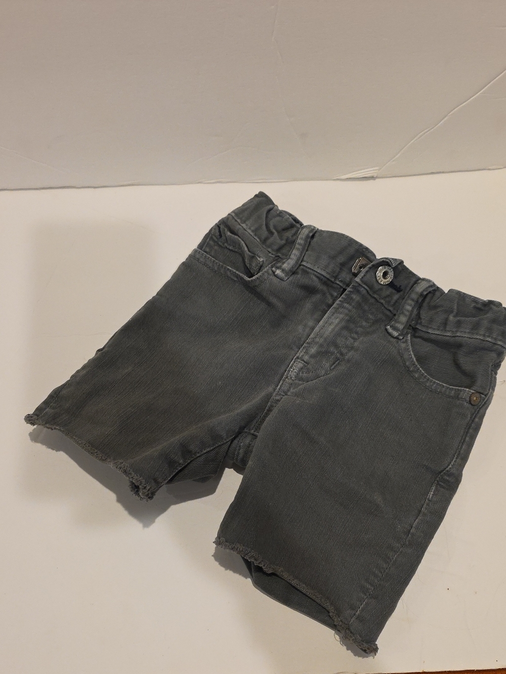 Gap Denim 1969 Size 2t Grey Green Shorts Denim Kids Gray Elastic-Waist Shorts